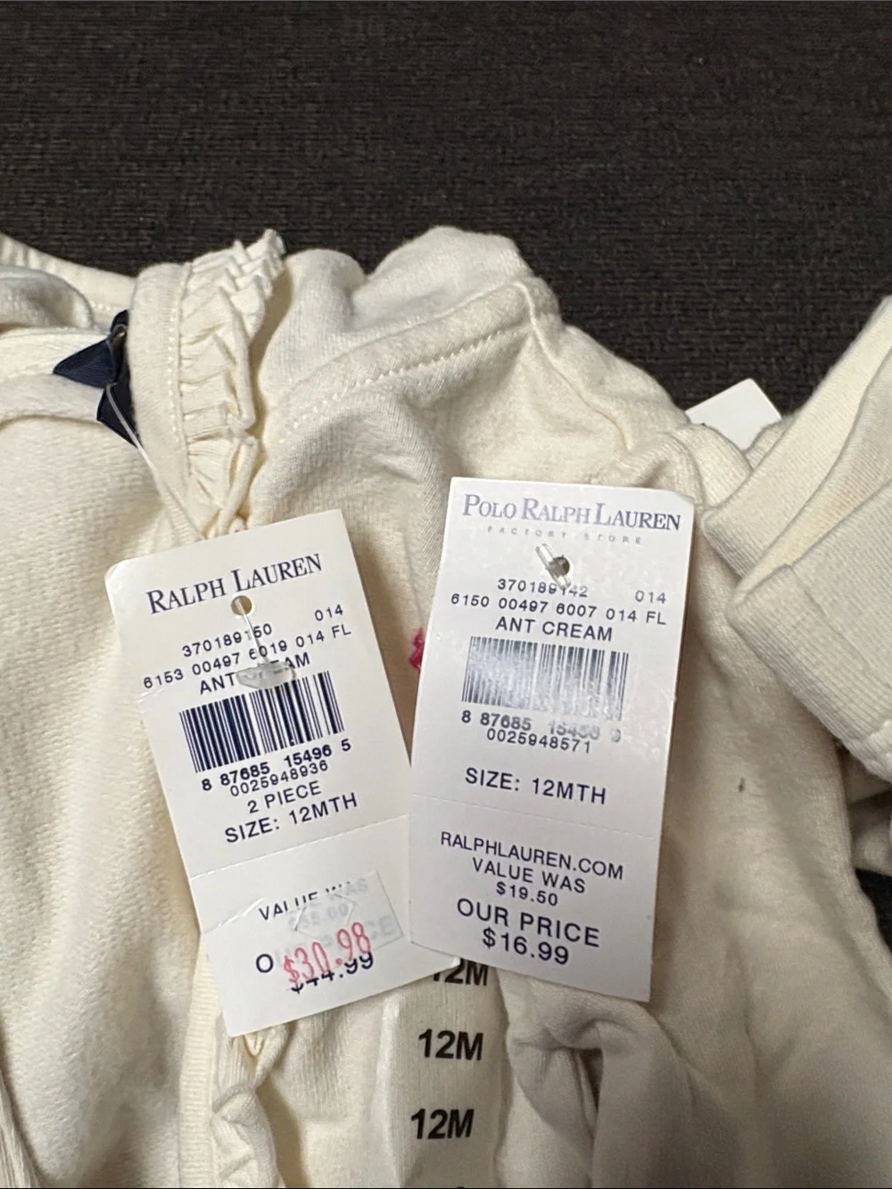 Ralph Lauren cream hooded